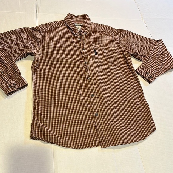 Columbia Other - Columbia Sportswear Company button down long striped shirt w one pocket large